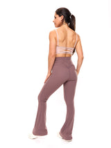 Thumbnail 3 of Legacy Flare Legging - Mocha Berry, 3 of 6