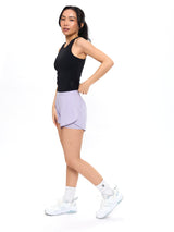 Thumbnail 2 of Flirty Flo Short Boyshort - Lavender Smoke, 2 of 6