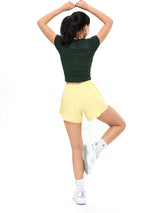 Thumbnail 6 of Flirty Flo Short Boyshort - Sunbeam, 6 of 7