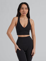 Thumbnail 3 of Alpha Sports Bra - Onyx Black, 3 of 17