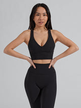 Thumbnail 5 of Alpha Sports Bra - Onyx Black, 5 of 17