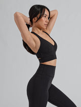 Thumbnail 6 of Alpha Sports Bra - Onyx Black, 6 of 17