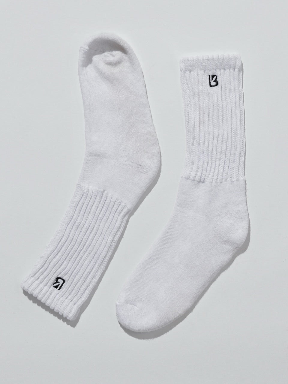 3 Pack Scrunch Sock - White