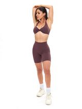 Thumbnail 4 of Glow Sports Bra - Smoked Cherry, 4 of 5