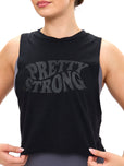 Pretty Crop Tank - Black