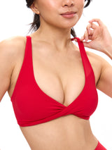 Thumbnail 1 of Glow Sports Bra - Lipstick Red, 1 of 7