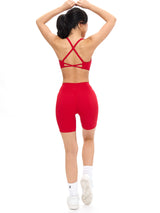 Thumbnail 2 of Glow Sports Bra - Lipstick Red, 2 of 7