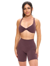 Thumbnail 1 of Glow Sports Bra - Smoked Cherry, 1 of 5
