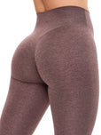 Dream Heathered Legging - Mocha Berry