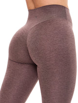 Dream Heathered Legging - Mocha Berry