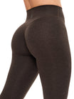 Dream Heathered Legging - Cold Brew