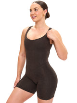 Thumbnail 5 of Dream Heathered Bodysuit - Cold Brew, 5 of 7