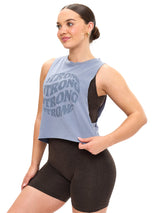 Thumbnail 1 of Globe Crop Tank - Sterling, 1 of 4