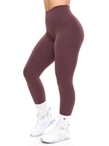 Thumbnail 3 of Aggressive Scrunch Legging - Smoked Cherry, 3 of 7