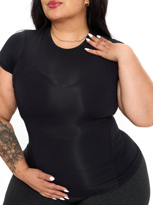 Halo Tee - Onyx Black