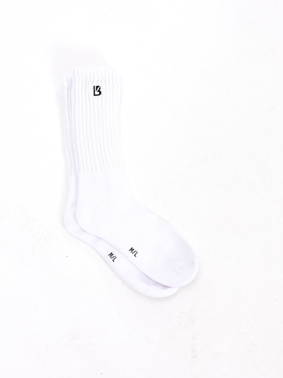3 Pack Scrunch Sock - White