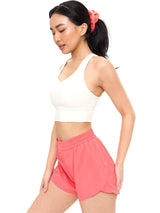 Thumbnail 7 of Twilight Dream Heather Sports Bra - Oat Milk, 7 of 8