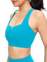 Thumbnail 1 of Nubre Notch Sports Bra - Mar, 1 of 5