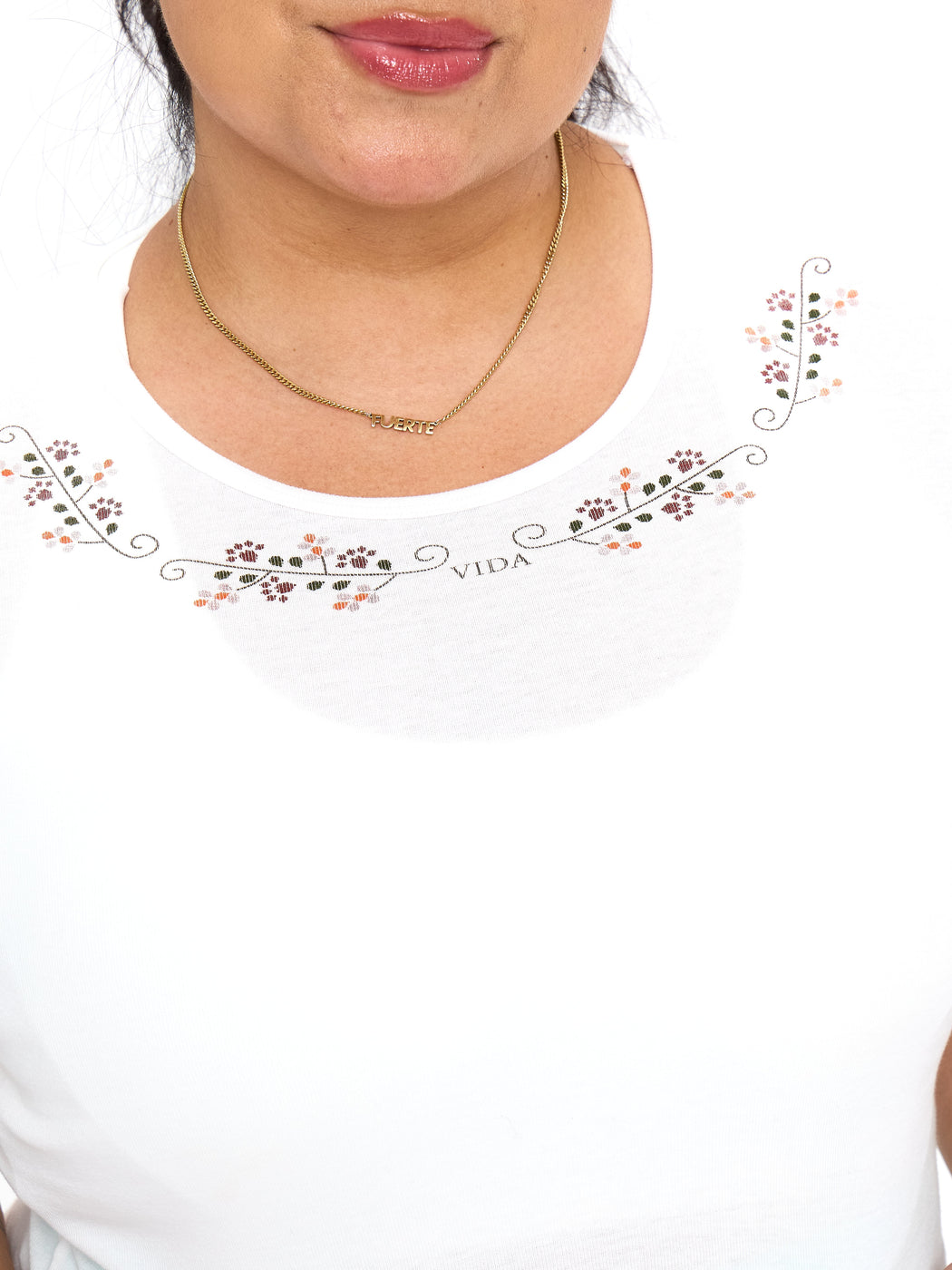 Vida Baby Tee - White