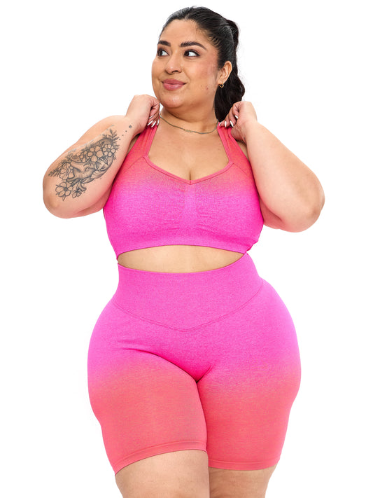Vida Seamless Sports Bra - Sunrise Ombre