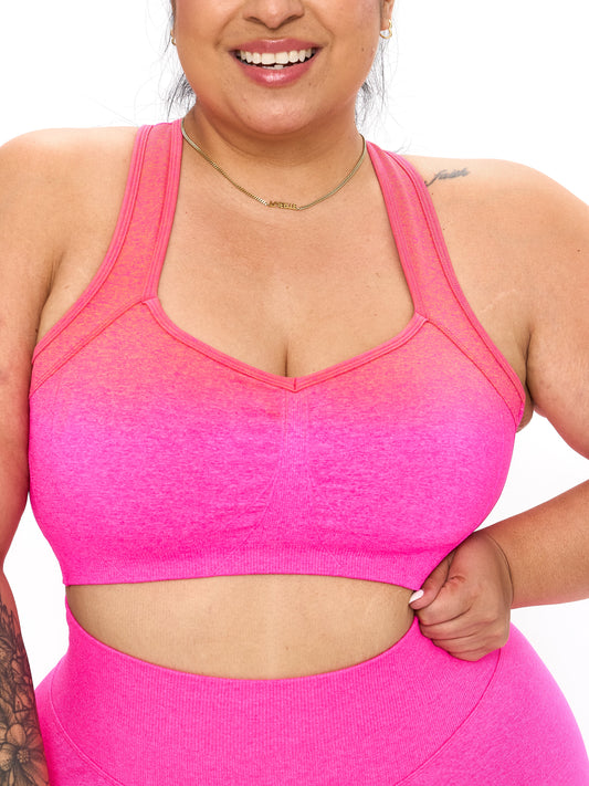 Vida Seamless Sports Bra - Sunrise Ombre