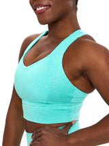 Thumbnail 3 of Twilight Dream Heather Sports Bra - Playa, 3 of 6
