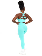 Thumbnail 6 of Twilight Dream Heather Sports Bra - Playa, 6 of 6