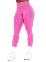 Thumbnail 3 of Dream Heathered Legging 26" - Candy Crush Pink, 3 of 5