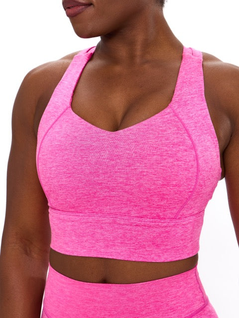 Twilight Dream Heather Sports Bra - Candy Crush