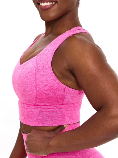Twilight Dream Heather Sports Bra - Candy Crush
