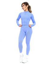 Thumbnail 3 of Crop Phantom Jacket - Azul, 3 of 6