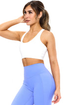 Thumbnail 2 of Rosita Sports Bra- White, 2 of 5
