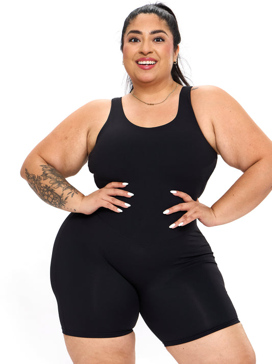 Perform Reversible Bodysuit - Onyx Black