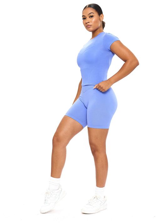 Halo Baby Tee - Azul