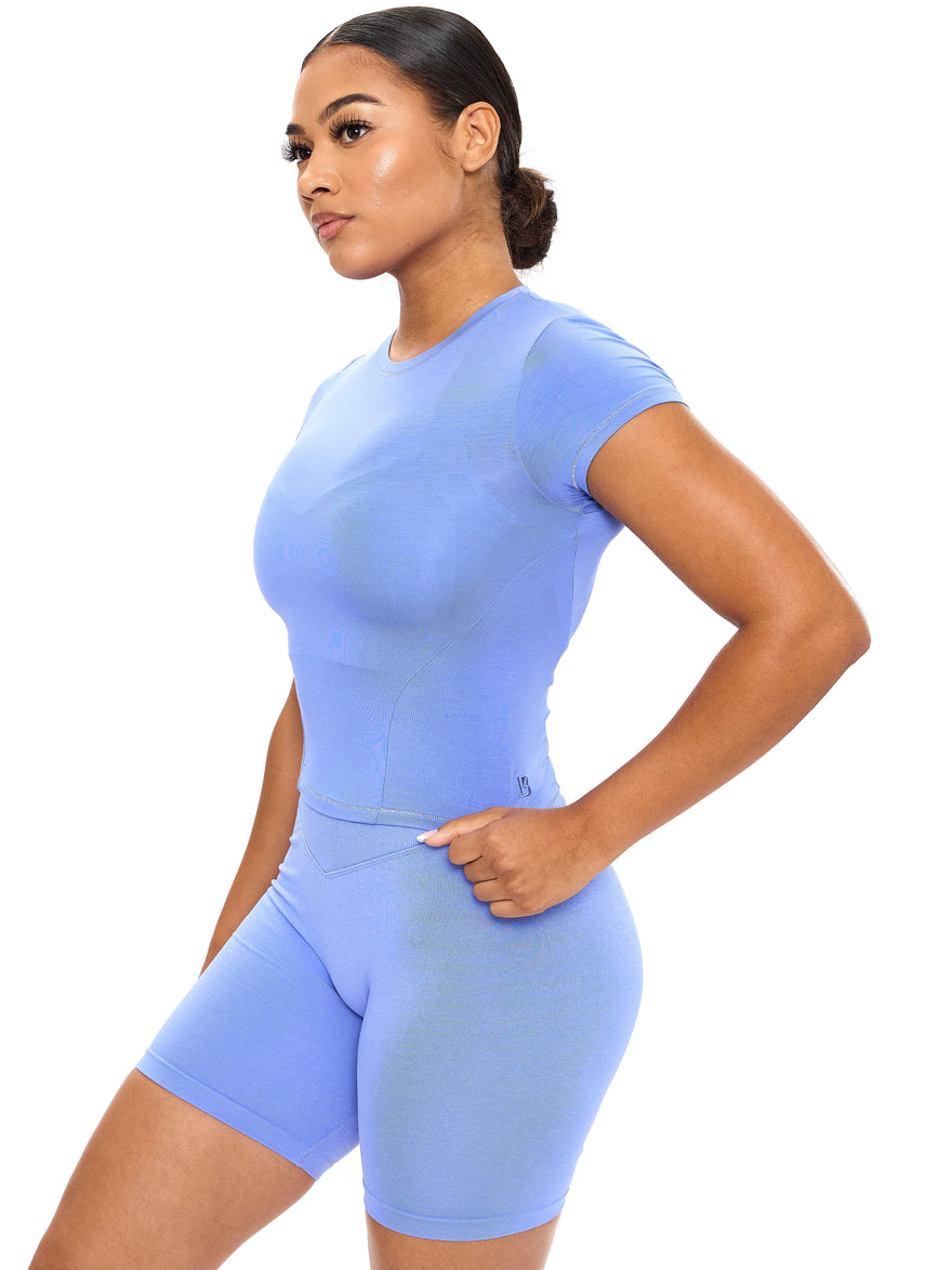 Halo Baby Tee - Azul