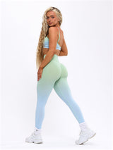 Thumbnail 4 of Form Seamless Legging - Honeydew Ombre, 4 of 7