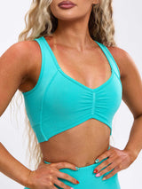 Thumbnail 1 of Form Reversible Seamless Sports Bra - Airhead Aqua, 1 of 6
