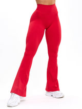 Thumbnail 7 of Aggressive Scrunch Flare Legging - Lipstick Red, 7 of 8