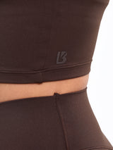 Thumbnail 6 of Butter Bandeau Crop - Cold Brew, 6 of 7