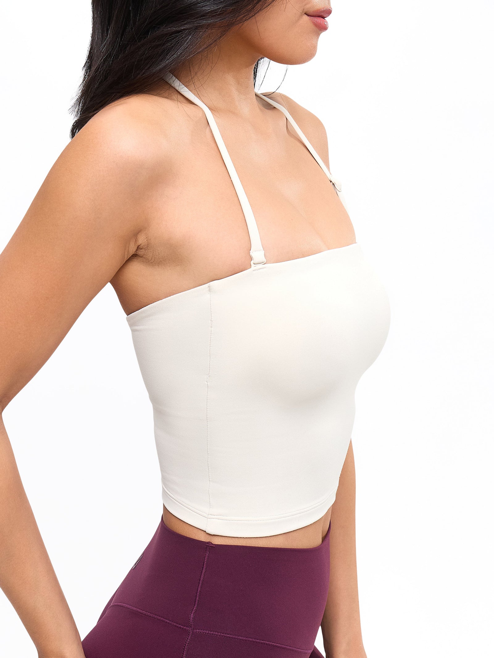 Butter Bandeau Crop - Bone