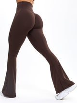 Thumbnail 1 of Aggressive Scrunch Flare Legging - Cold Brew, 1 of 9