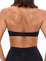 Thumbnail 5 of Twisted Halter Sports Bra - Onyx Black, 5 of 5
