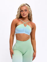 Thumbnail 1 of Wonder Seamless Sports Bra - Honeydew Ombre, 1 of 3