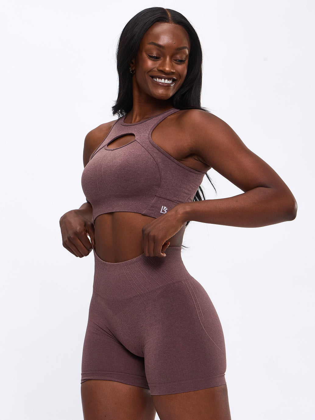Form Reversible Seamless Sports Bra - Mocha Berry