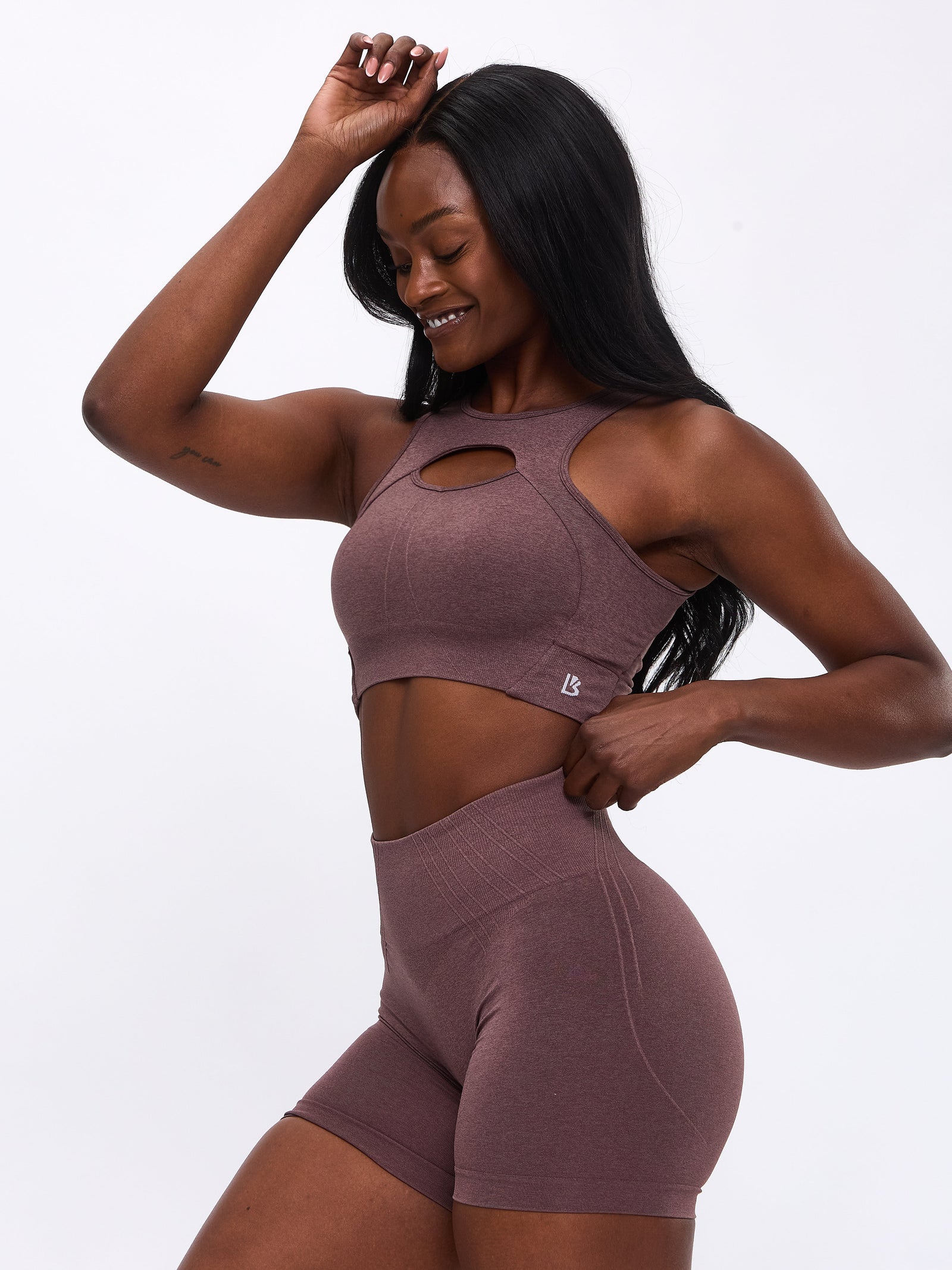 Form Seamless Short 5" - Mocha Berry