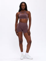 Thumbnail 5 of Form Reversible Seamless Sports Bra - Mocha Berry, 5 of 6