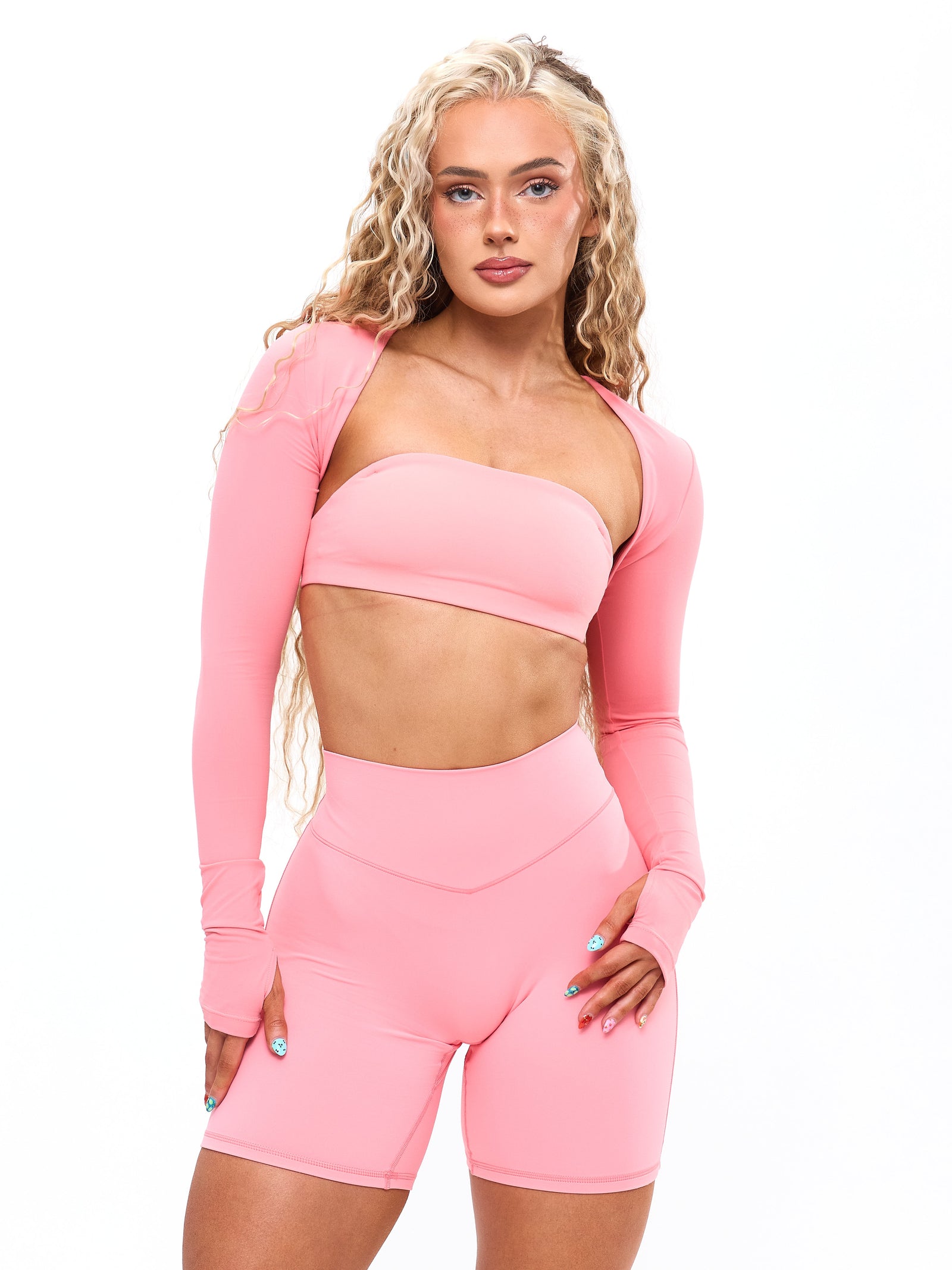 Airknit Bolero Shrug - Guava