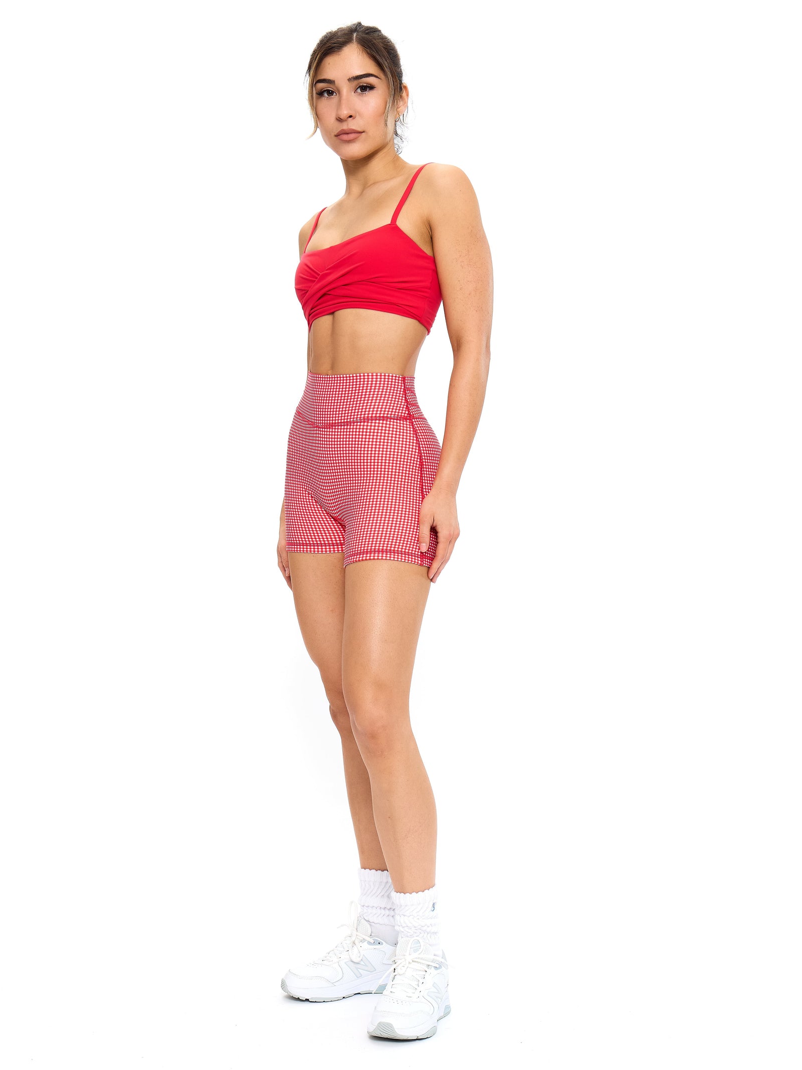 Legacy Short 4" - Red Gingham