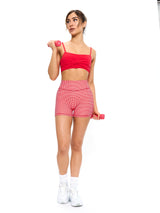 Thumbnail 2 of Ivy Wrap Sports Bra - Salsa Red, 2 of 5