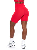 Rosa Pocket Short 7" - Salsa Red